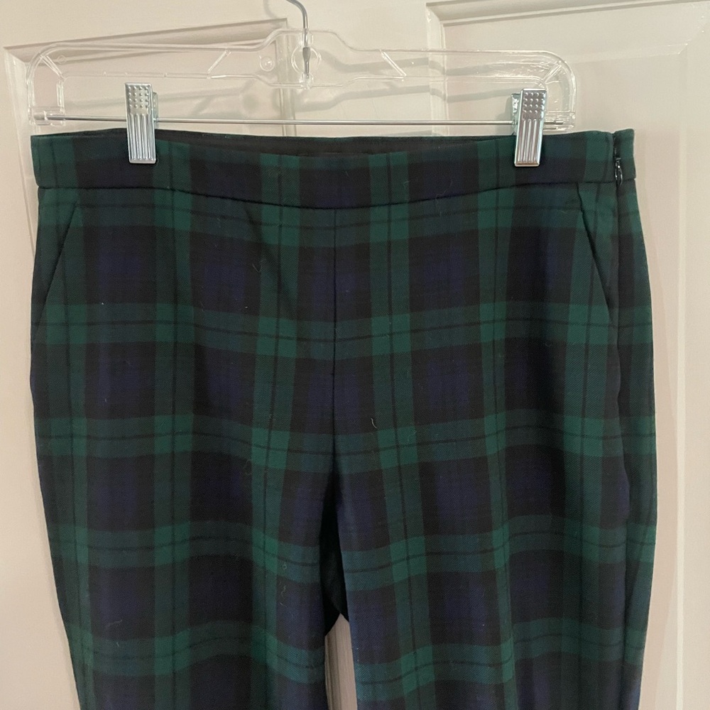 J. Crew Tartan Plaid Trousers